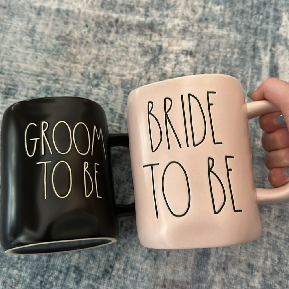 Bride and Groom To Be Mugs